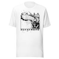 CALLA black artwork on White T-shirt