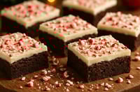 Peppermint Fudge Brownies