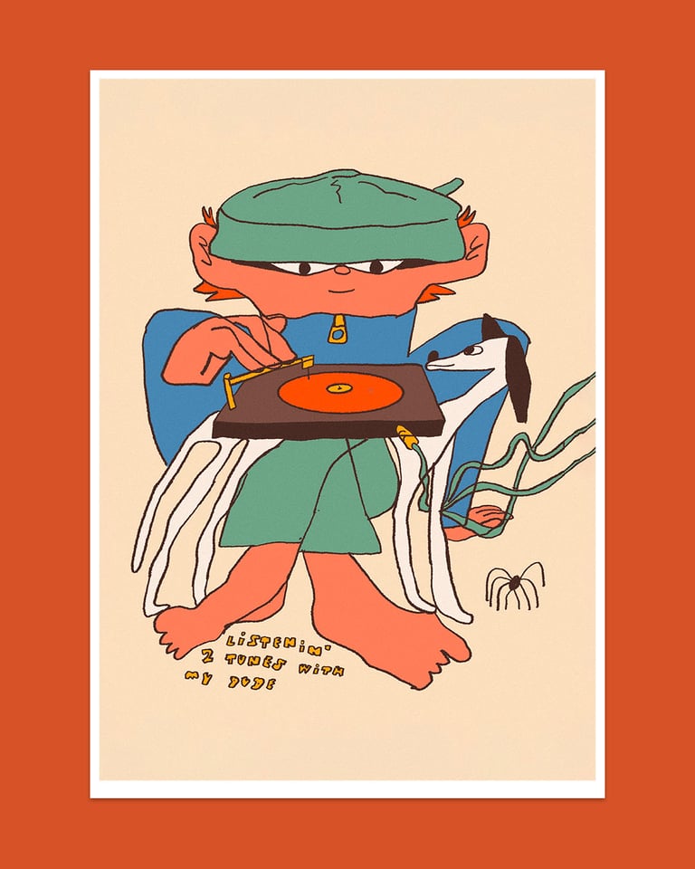  Tunes with the Dudes - Giclée Print