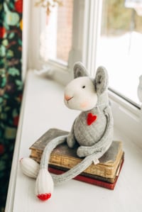 Image 3 of Mona - Sculpted Sock Mouse, Polyfilled and Weighted