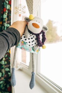 Image 2 of Joey - Sculpted Sock Monkey, Polyfilled and Weighted