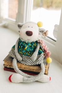 Image 1 of Rona - Sculpted Sock Monkey, Polyfilled and Weighted