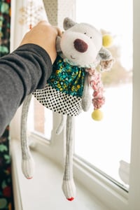 Image 2 of Rona - Sculpted Sock Monkey, Polyfilled and Weighted