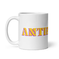 Image 1 of ANTIFASCIST Mug in White