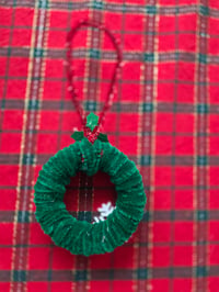 Image 2 of Green wreath ornament 