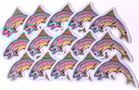 Image 1 of rainbow trout sticker