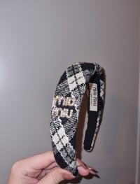 Image 4 of Black & white Miu Miu hairband 