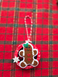 Image 1 of Gingerbread girl ornament 