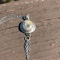 Quartzite Cedar leaf necklace 