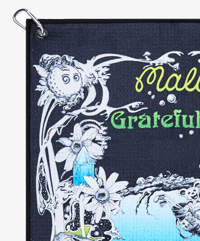 Image 2 of MALBON GRATEFUL DEAD GOLF TOWEL [2025]