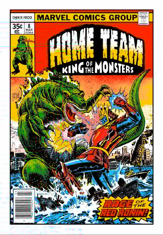 Image of SCREEN PRINTED HOME TEAM POSTER 24x16.5