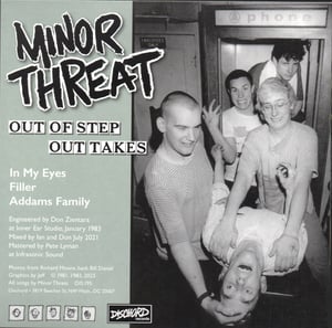 Image of Minor Threat – Out Of Step Out Takes