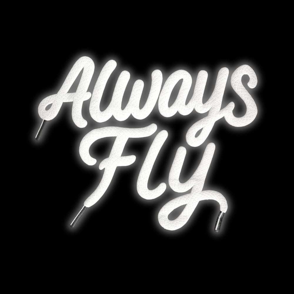 Image of Black/White Birdies Always Fly Lace Hoodie