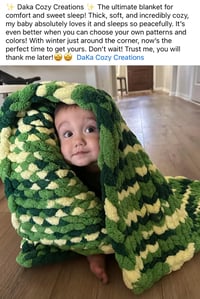 Image 2 of Baby Chunky Blanket