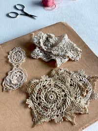 A Selection of odd pieces of lace 