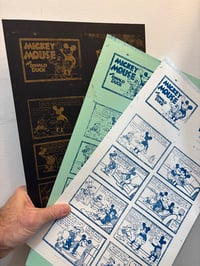 Image 1 of Famous Character Letter Press Test Sheets