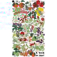 Image 1 of A Year In Fruit - Tea towel