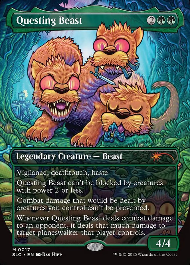 Magic: The Gathering / Secret Lair "Questing Beast" Signed Artist Proof and archival print. | MRHIPP Magic: The Gathering / Secret Lair "Questing Beast" Signed Artist Proof and archival print. | MRHIPP