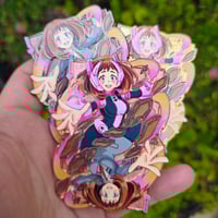 Queen of Hearts Pin (Raw Sandblast Card)