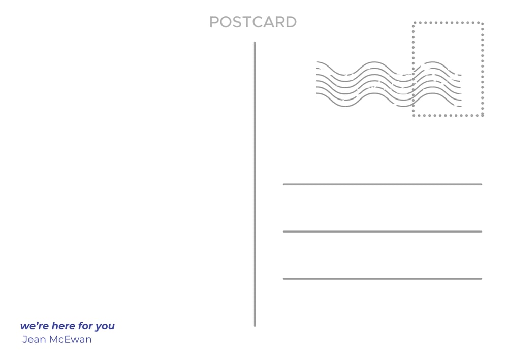 Image of We're here for you 