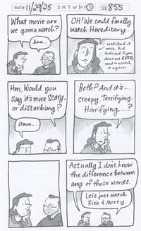 NEW!! Daily Comic 11/29: Scary or Disturbing?