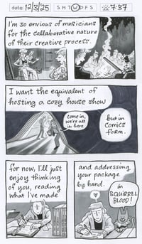 Image 2 of NEW!! Daily Comic 12/1-3: Cozy House Shows