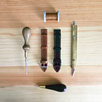 Image 1 of The Keeper Watch Strap - Brushed Nickel Hardware