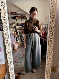 Image 2 of Coat Pants 2.0 in Deadstock Melton Wool