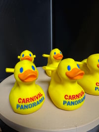 Image 1 of Carnival inspired Cruise Duck with Wing. Personalized with ship name of your choice. 