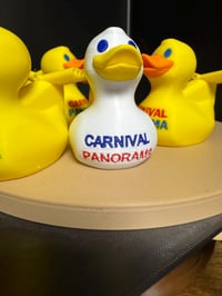 Image 3 of Carnival inspired Cruise Duck with Wing. Personalized with ship name of your choice. 