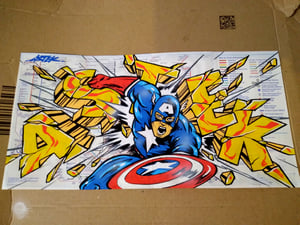 Image of Captain America map