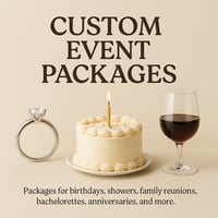 Custom Event Packages – Build Your Celebration