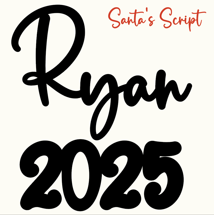 Image of Christmas Custom Name Tags