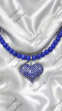 Image 2 of ANA826230 - Blue Cat Eye Necklace