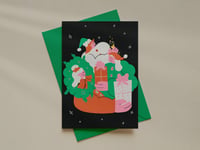 Carte de noël - Lutins