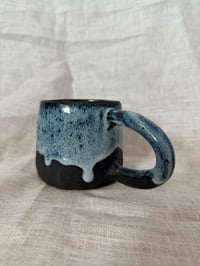 Image 1 of black and blue mug 