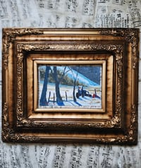 Image 1 of Park's Tractor, Early Morning -Original Acrylic Painting 