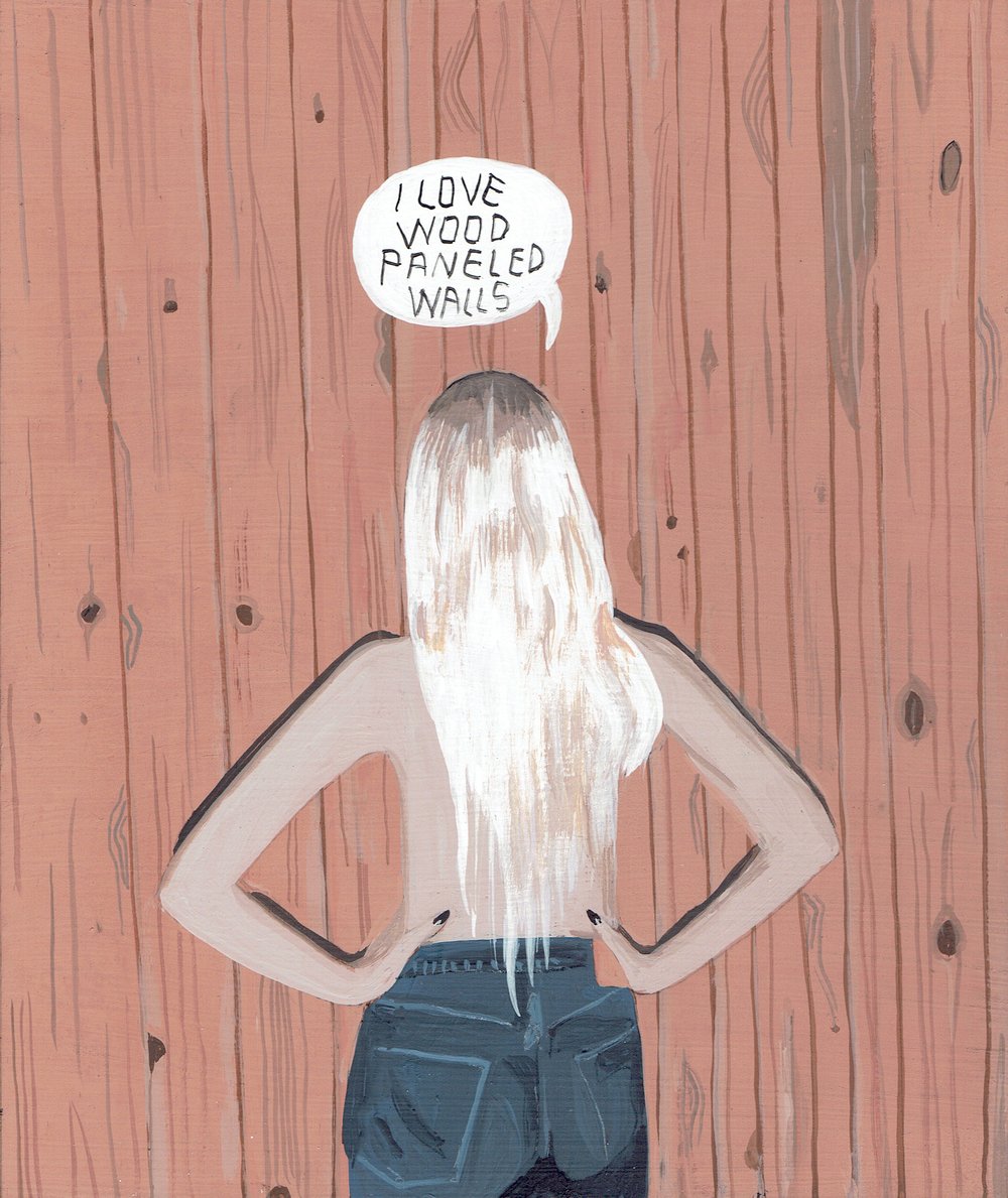 Image of WOOD PANELED WALLS