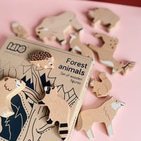 Image 2 of BAJO Forest animals set