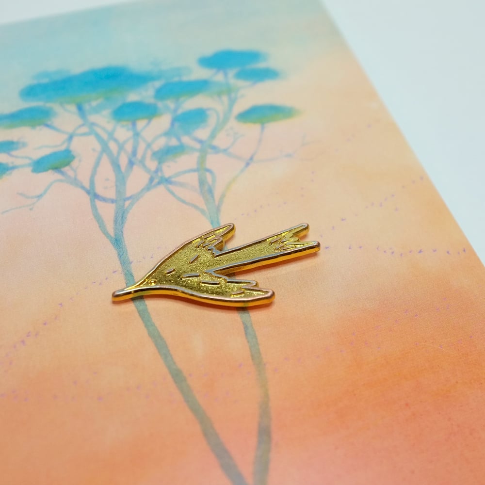 Image of CARD WITH PIN — Trees