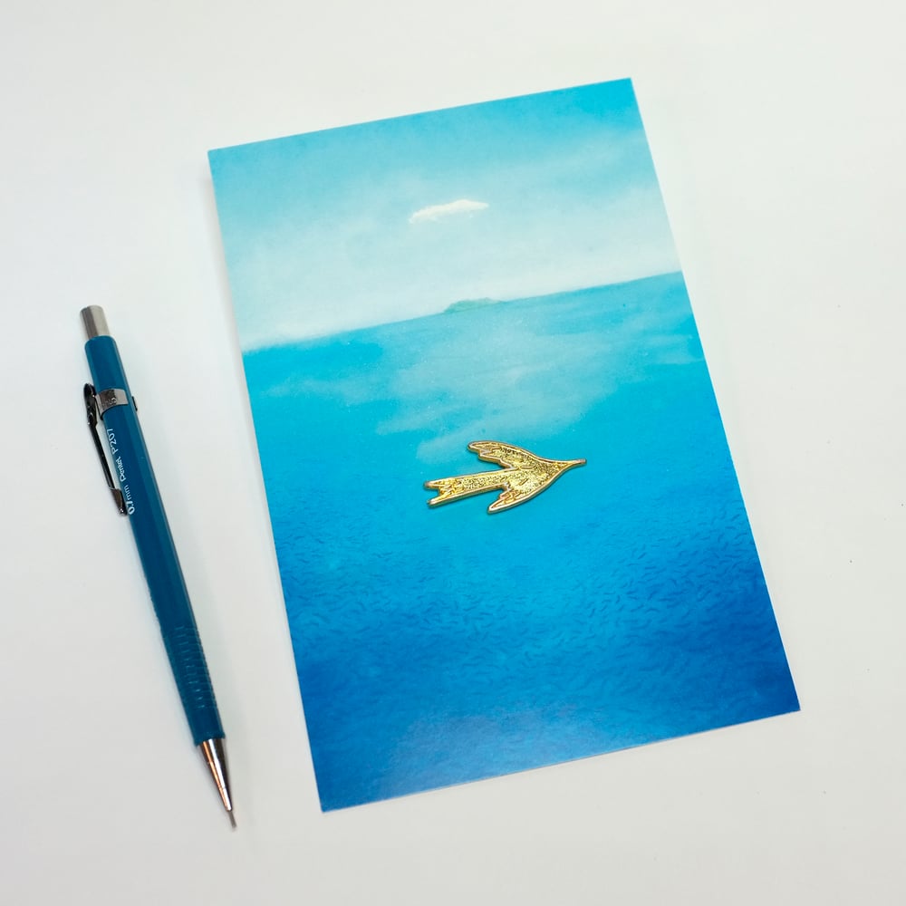 Image of CARD WITH PIN — Island