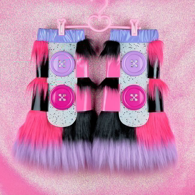 ✰CUSTOM✰ FuturistiCuties fluffy legwarmers