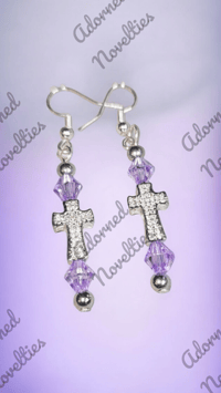 Image 2 of ANA826233 Cross My Heart Purple Bracelet Set