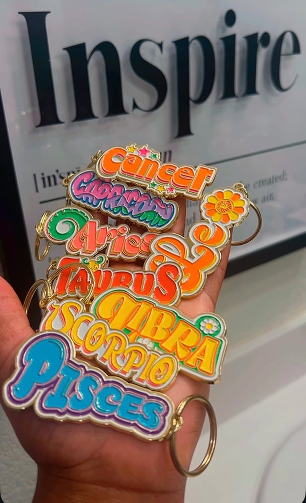 Image of Zodiac Key Chain