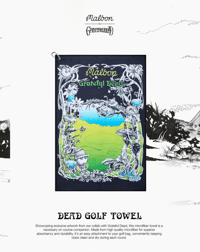 Image 3 of MALBON GRATEFUL DEAD GOLF TOWEL [2025]