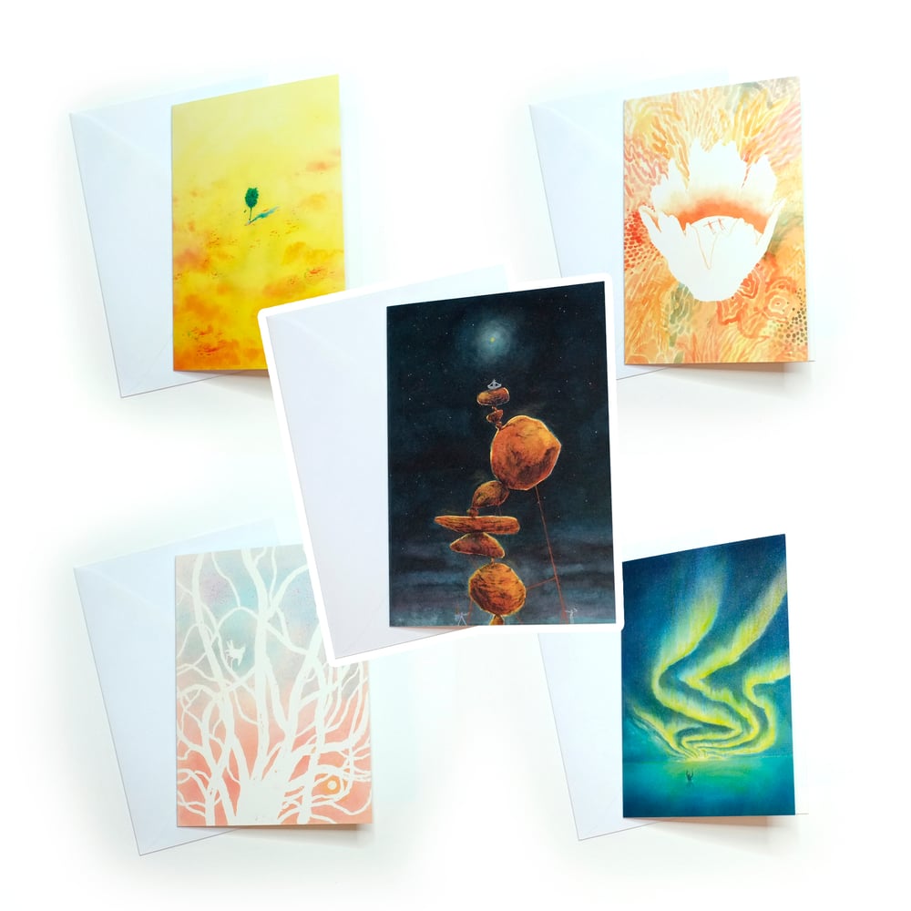 Image of DELUXE GREETING CARDS — Set of 5