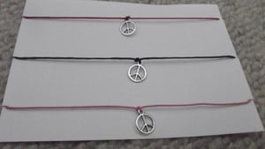 Image of Peace Charm Bracelet