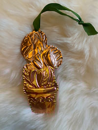 Flytrap copper ornament-B