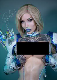 Image 2 of EMMA FROST 5x7inch signed print