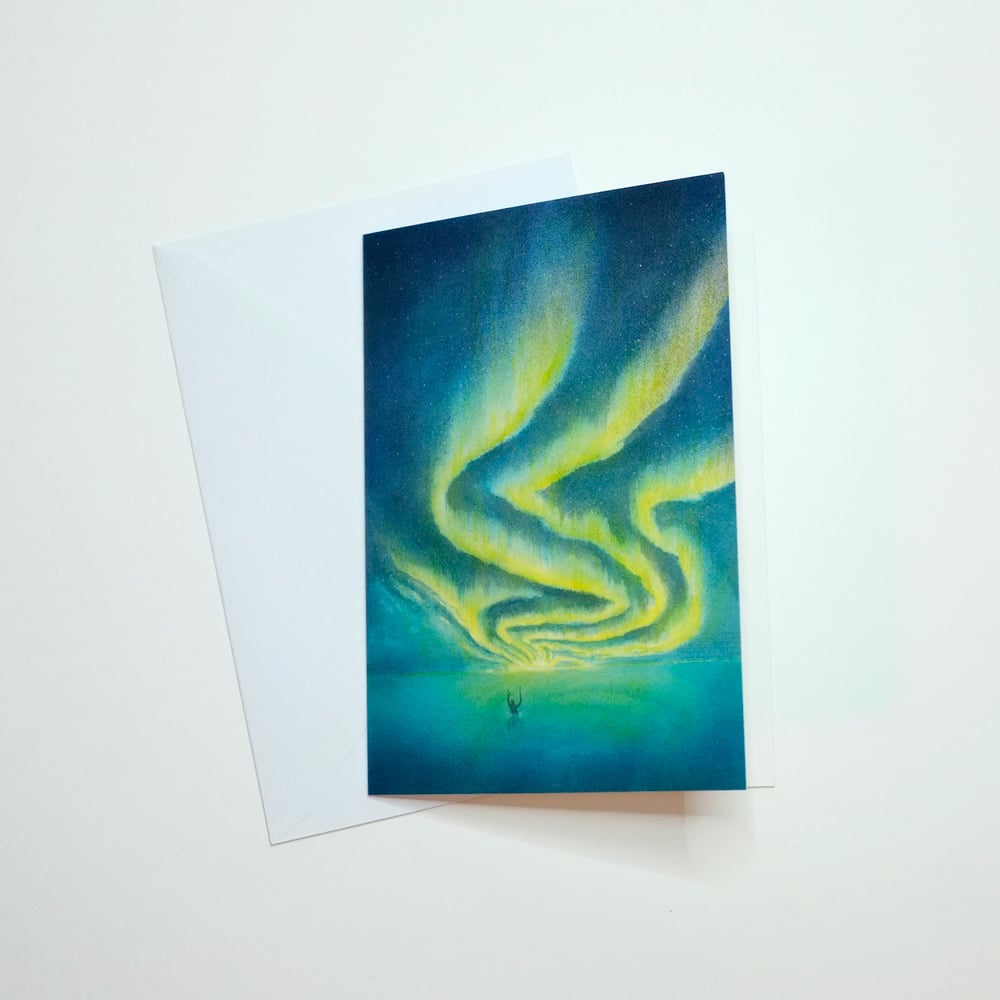 Image of DELUXE GREETING CARD — Aurora